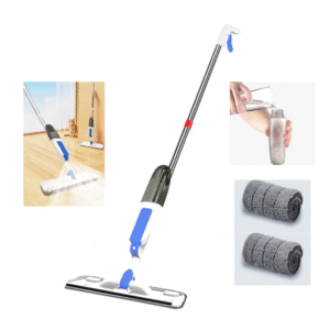 AbiKeerthi Spray Mop for Floor Cleaning Microfiber Mop with Removable Washable Pad Integrated Water Spray Mechanism,360 Degree Easy Cleaning| Multicolour| Cleaning Pad-3( blue)